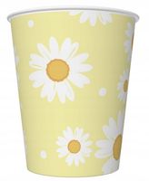 KUBKI PAPIEROWE ŻÓŁTE STOKROTKI 250ML 6SZT GODAN