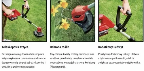 Kosa akumulatorowa Einhell z Ładowarką +AKUMULATOR na Arena.pl