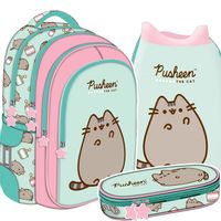 PLECAK SZKOLNY PUSHEEN DLA DZIEWCZYNKI KLASA 1-3 PIÓRNIK WOREK PUSZIN