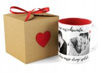 KUBEK FOTO PREZENT na walentynki, ślub, rocznicę