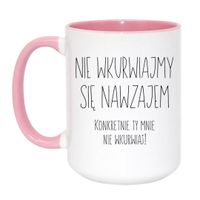 Duży Biało-Różowy 450 ml