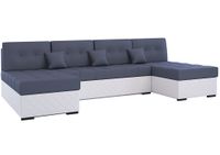 Duży narożnik tapicerowany KOMIK funkcja spania + pojemnik