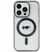 Plecki Karl Lagerfeld do Apple iPhone 15 bezbarwny