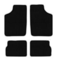 Dywaniki welurowe CARLUX-SILVER Opel Corsa A 1982-1993 czarne/srebrne