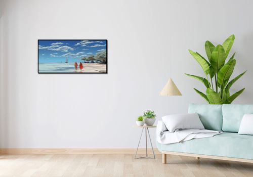 Plakat 91,3x44,5cm Spokój w Piaskach na Arena.pl