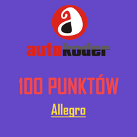 Allegro |Automatyczna dostawa kodów i plików| 100 PUNKTÓW