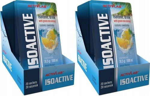 Isoactive IZOTONIK FUNKCJONALNY Cytryna 20szt x2 na Arena.pl