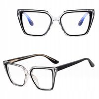 SOLIDNE Damskie Okulary Zerówki do KOMPUTERA Blue Light OPRAWKI Teleskopy