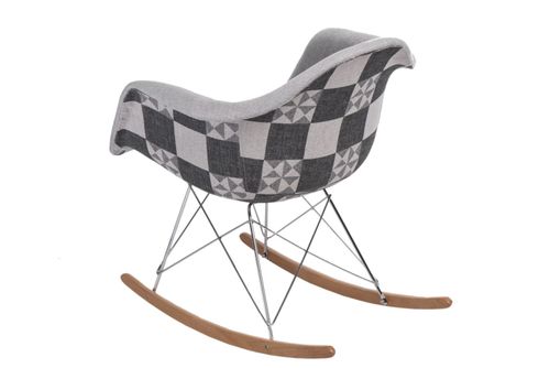 Krzesło P018 RAR Pattern szare/patchwork D2 na Arena.pl