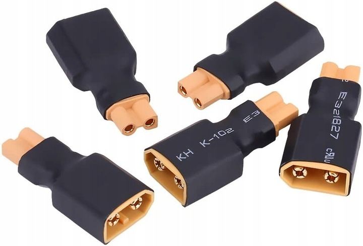 5 stk Adapter Plug Converter Bateria XT30 do XT60 zdjęcie 4