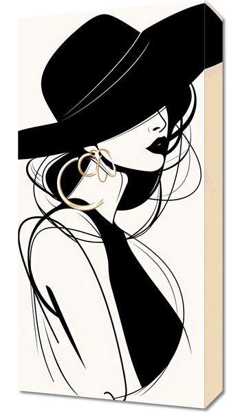 Obraz 30x60cm Uwikłana Elegancja zdjęcie 1