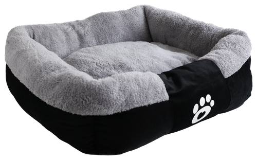 Legowisko dla psa czarne L prostokątne SOFA 61x51x16cm na Arena.pl