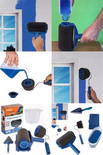 WAŁEK DO MALOWANIA NIEKAPIĄCY ZESTAW MALARSKI 4w1 WAŁEK NIEKAPEK na Arena.pl