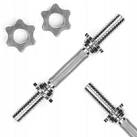 Gryf krótki do hantli gryfik sztangielka gwintowany śrubowy stal 36cm 25mm