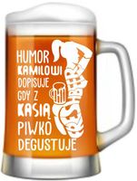 duży KUFEL do Piwa PREZENT na dla niej niego