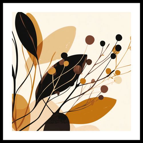 Plakat 60x60cm Jesienne Sylwety na Arena.pl