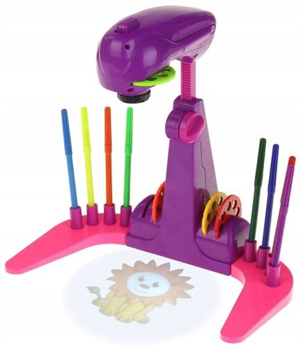 Projektor Rzutnik do Rysowania 32 Slajdy Mazaki Flamaster Szablony na Arena.pl