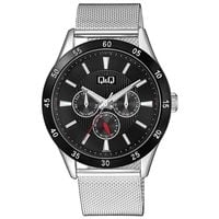 Zegarek Męski QQ CE02-432 srebrny bransoleta