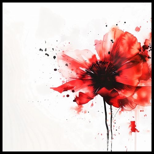 Plakat 90x90cm Płynna Akwarela na Arena.pl