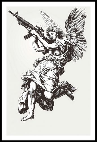 Plakat 53x81cm Anioł Wojny na Arena.pl