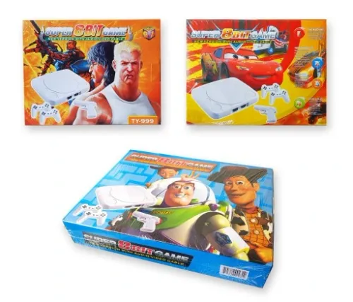 KONSOLA DO GIER 8-BITOWA KLASYCZNA TELEWIZYJNA TV W STYLU RETRO SUPER GAME na Arena.pl