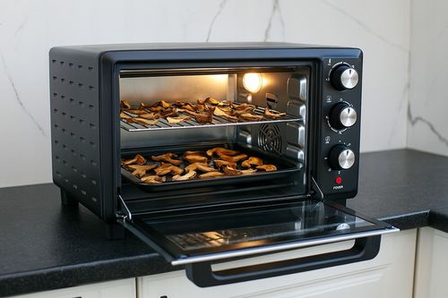 Mini piekarnik 25L - suszarka do grzybów - termoobieg rożno światło na Arena.pl