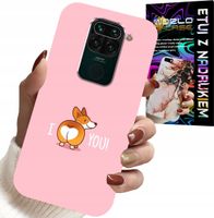 ETUI DO XIAOMI NOTE 9 - ŚMIESZNE WZORY I LOVE YOU PIESEK OBUDOWA