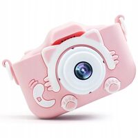 APARAT CYFROWY KAMERA DLA DZIECI KOTEK FULL HD 1080P + GRY ZABAWKA PREZENT