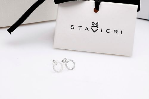 Srebrne kolczyki Staviori na Arena.pl