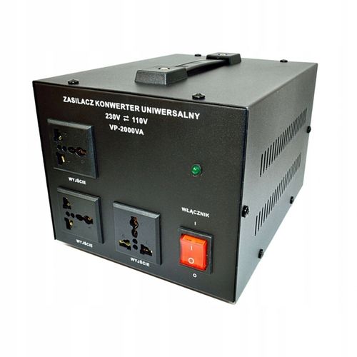 Transformator VOLT POLSKA 230V/110V 2000VA na Arena.pl