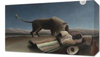 Obraz 50x30cm  The Sleeping Gypsy, Rousseau Vintage do Salonu