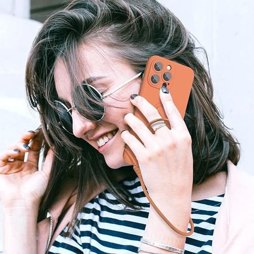 Etui ABITKU Ring Stand do iPhone'a 14 Pro Max 6,7 cala Pomarańcz na Arena.pl