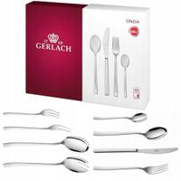Zestaw sztućców GERLACH 68 elem. ONDA kpl pudełko