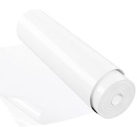 Trwały Samoprzylepny Winyl Dekoracyjny Biały 100 x 30 cm