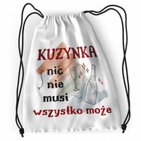 Plecak Dla Kuzynki Sportowy Szkolny Worek Torba Z Nadrukiem Ze Zdjęciem