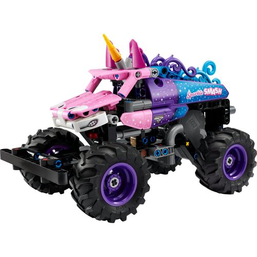LEGO Technic 42220 MONSTER JAM SPARKLE SMASH Z NAPĘDEM TYPU PULL-BACK na Arena.pl