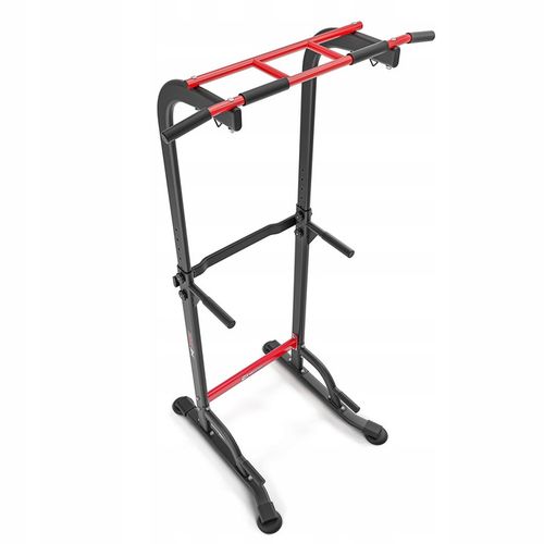 Stabilny drążek stacjonarny regulowany poręcz uchwyty do dipów do treningów na Arena.pl