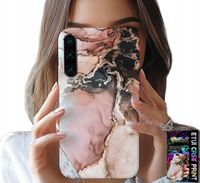ETUI DO HUAWEI P30 - ELEGANCKI MARMUREK MODNE WZORY + SZKŁO
