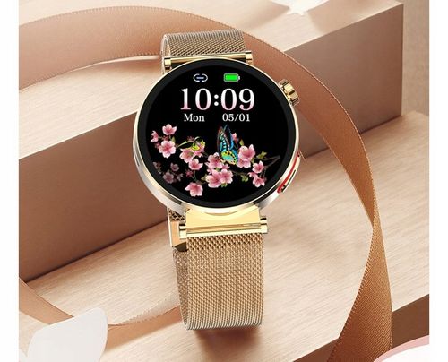 SMARTWATCH DAMSKI ZEGAREK Z POMIAREM CUKRU EKG GLUKOZA CIŚNIENIE ROZMOWY PL na Arena.pl