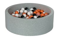 Suchy basen dla dziecka z piłeczkami 300szt RÓŻNE KOLORY PIŁEK MEGA ZESTAW