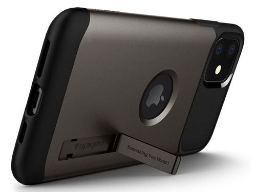 Etui Spigen Slim Armor do Apple iPhone 11 Gunmetal na Arena.pl