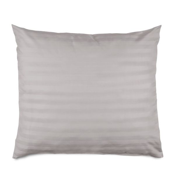 Poszewka satyna bambusowo-bawełniana STRIPE GREY/50x60 zdjęcie 1