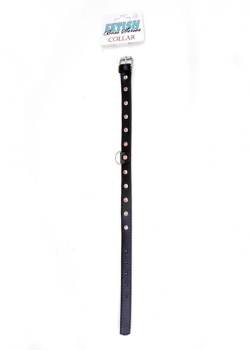 fetish b   series collar   2 cm pink crystal na Arena.pl