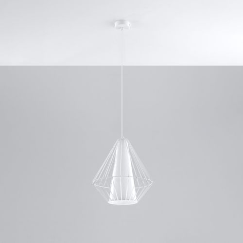 Lampa wisząca DEMI biała na Arena.pl