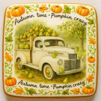 CIASTKO LUKROWANE AROMAS OF AUTUMN ROZ.L POZIOM JESIEŃ RĘCZNIE ROBIONE