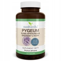 MEDVERITA Pygeum Śliwa Afrykańska Ekstrakt Z Kory 100 kaps.