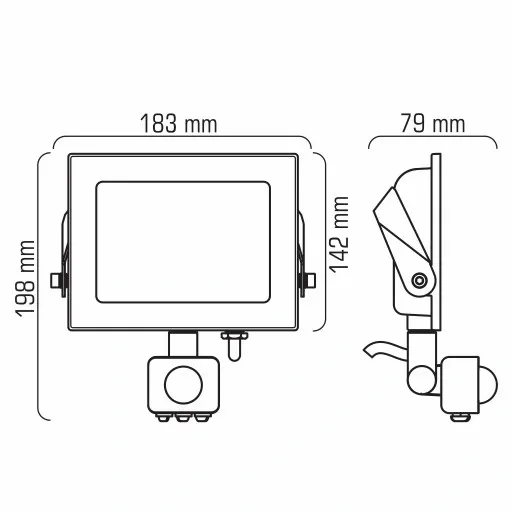 Naświetlacz LED 50W=280W 5052lm Halogen Reflektor Slim Lampa Czujnik Ruchu zdjęcie 11