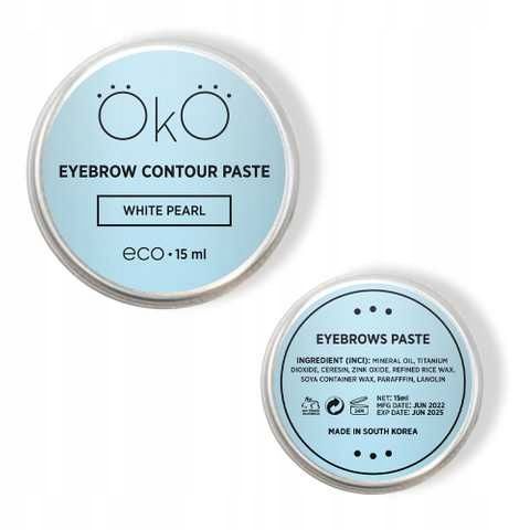 Pasta do konturowania brwi OKO Eyebrow Contour Paste White Pearl, 15ml na Arena.pl