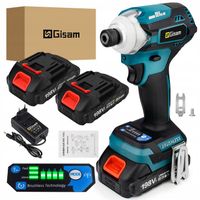 Wkrętak udarowy Brushlees 2 baterie