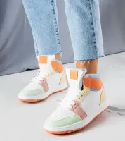 Pomarańczowe sneakersy za kostkę Kari 39